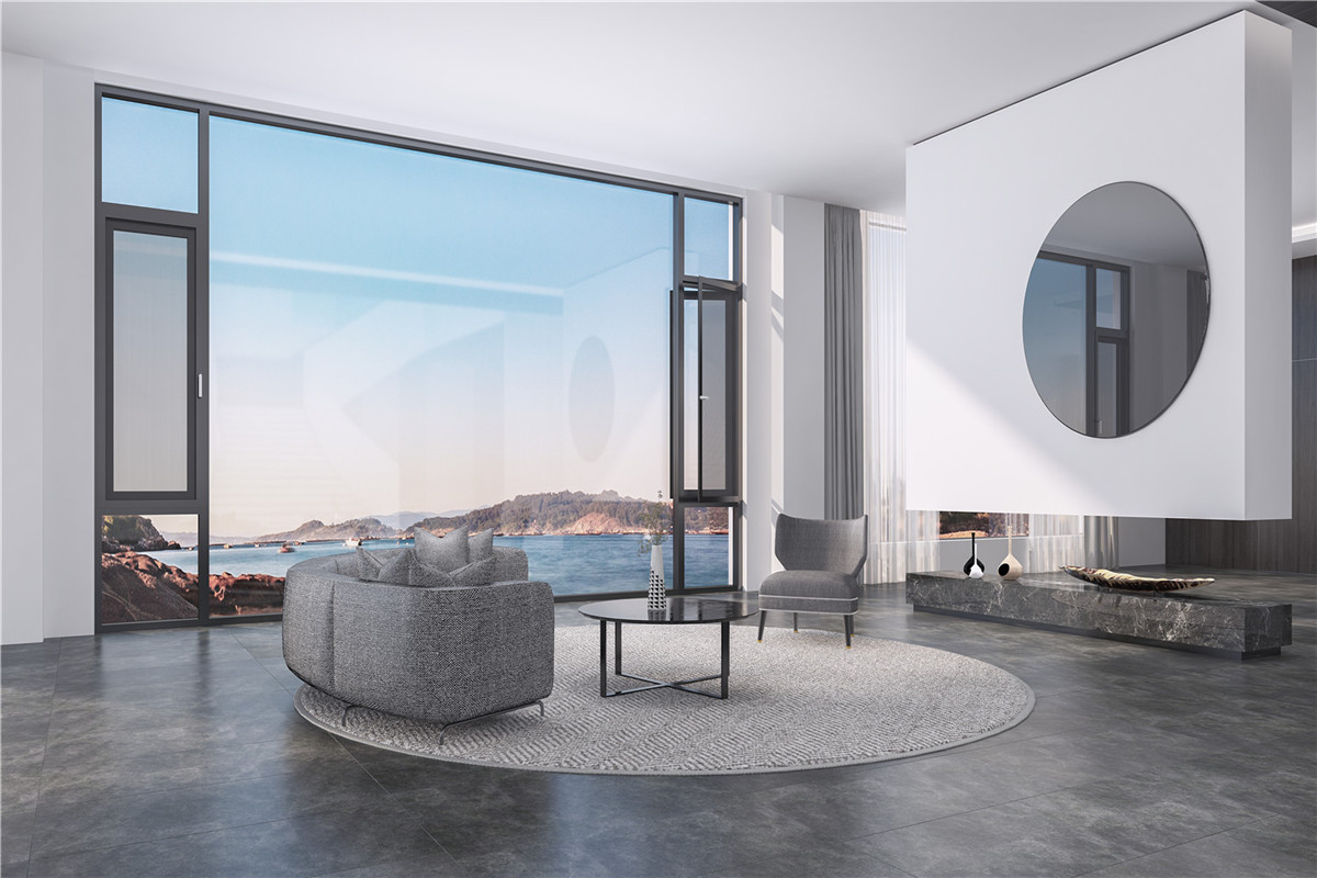 断桥窗纱一体平开窗